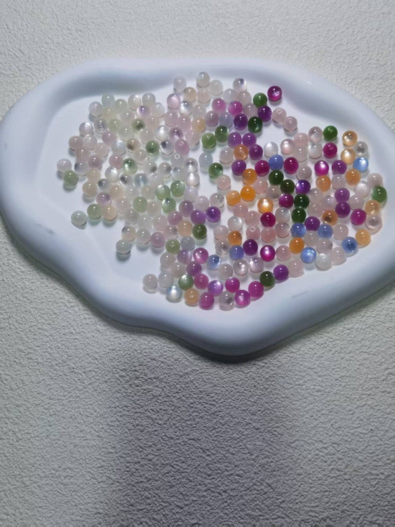 Hot-selling color-changing pearl cat's eye resin that changes under sunlight UV for outdoor use, DIY beaded pendant material-yaya shop