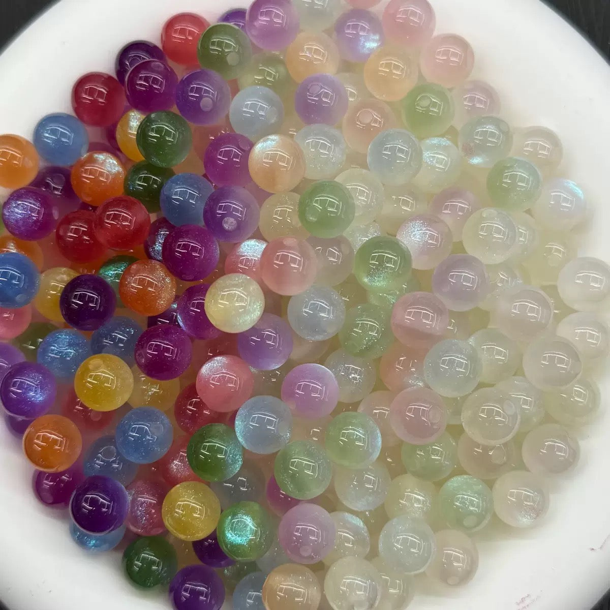 Hot-selling color-changing pearl cat's eye resin that changes under sunlight UV for outdoor use, DIY beaded pendant material-yaya shop