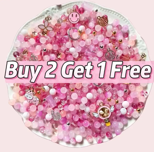 Buy 2 Get 1 Free Beads Mix -- Shovel in Live＋Send elastic line-Yoyo-shop