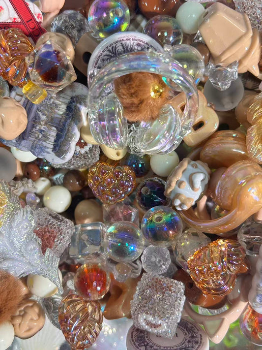 Acrylic Beads Mix 16mm for DlY Projects Bracelets PhoneCharms Necklaces Beadable Pens Anklets Hair Beads BagChains Earrings Rings Hair Ropes-Yoyo-shop