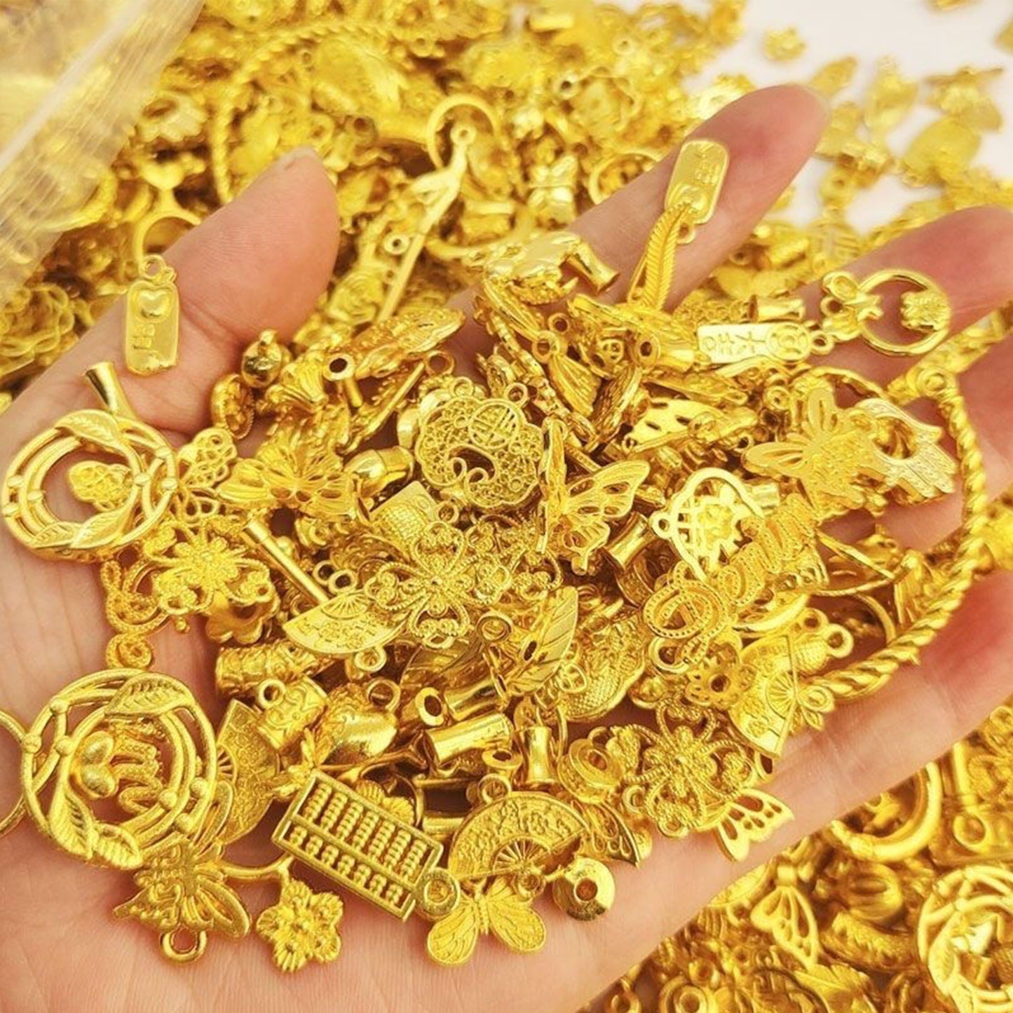 Lucky Gold and Silver Jewelry DIY Accessories-Yoyoshop